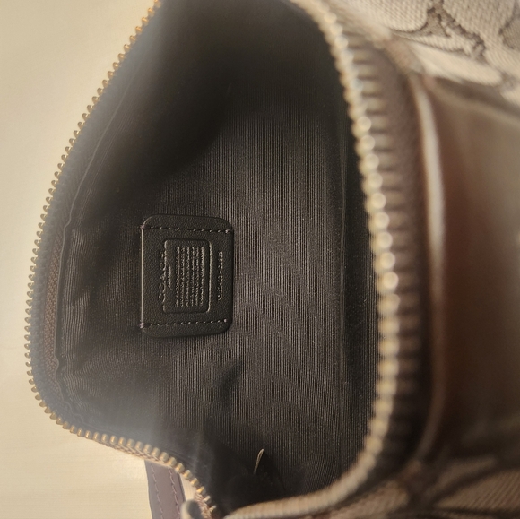 Coach Brown and Tan Wristlet - Picture 7 of 7